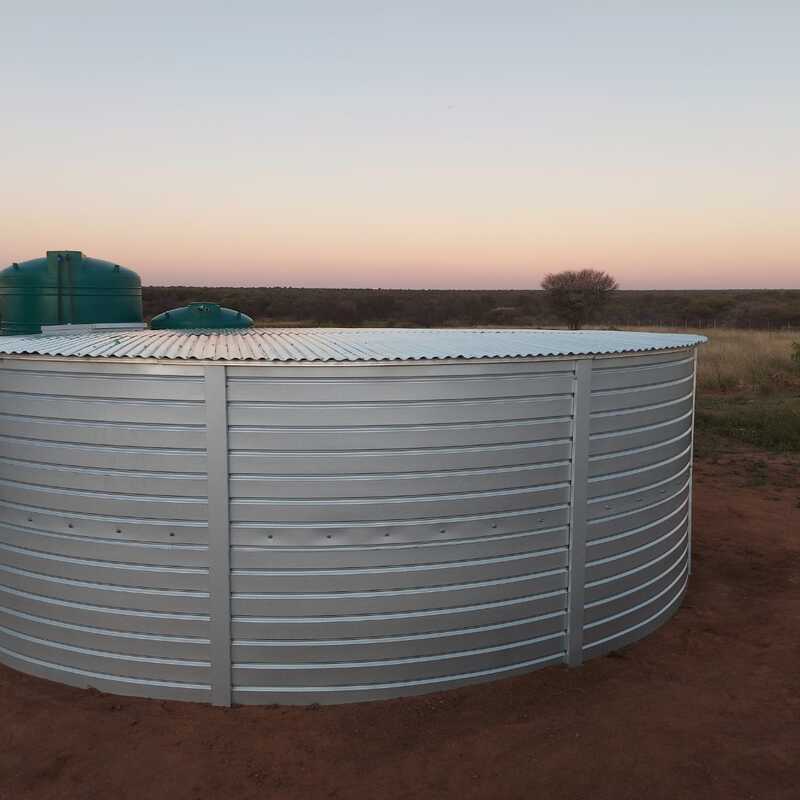 Small modular Aluzinc tank